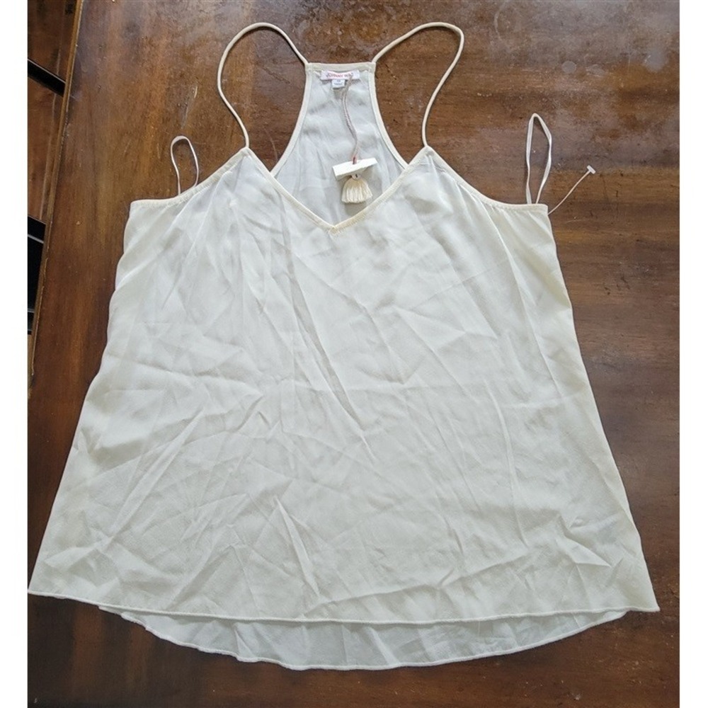 NWPTD Johnny Was xs Scoop Neck Tunic Tank White 121390 - Picture 5 of 6